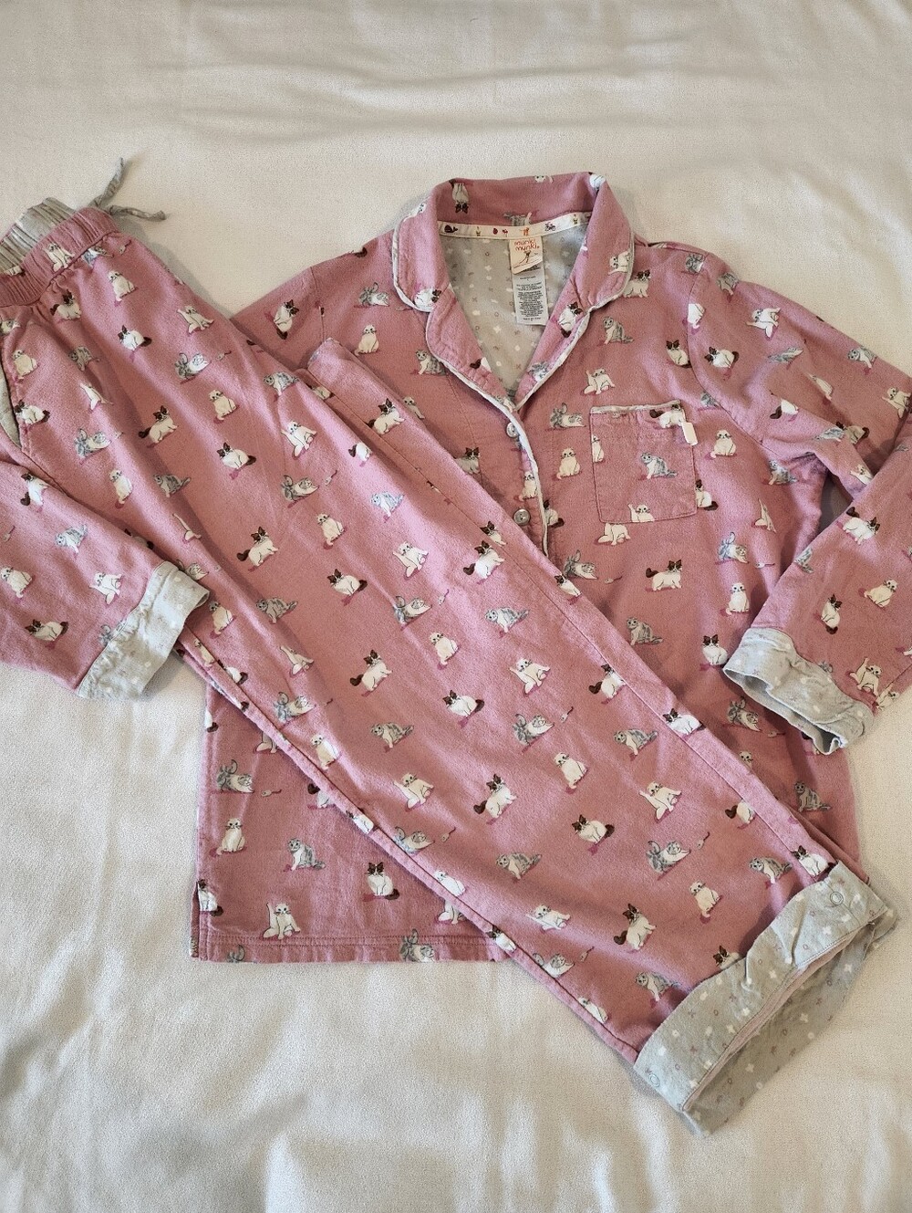Taylor Swift Munki Munki Cat Pajamas Size Large Pink Cotton Viscose/bamboo